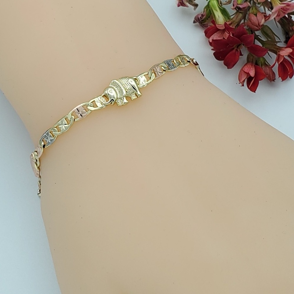 18k Gold plated Elegant Gold Elephant Bracelet